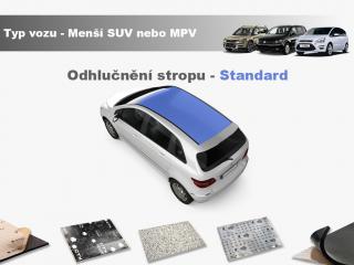 Odhlučnění stropu Menší SUV nebo MPV- Standard