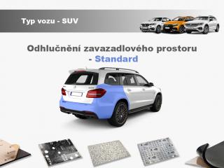 Odhlučnění zavazadlového prostoru SUV - Standard