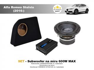 SET - subwoofer na míru do Alfa Romeo Stelvio (2016-) - Audio System