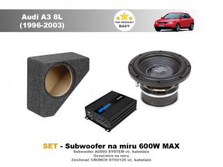SET - subwoofer na míru do Audi A3 8L (1996-2003) - Audio System
