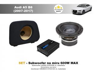 SET - subwoofer na míru do Audi A5 B8 Sportback (2007-2017) - Audio System