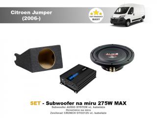 SET - subwoofer na míru do Citroen Jumper (2006-) - Audio System