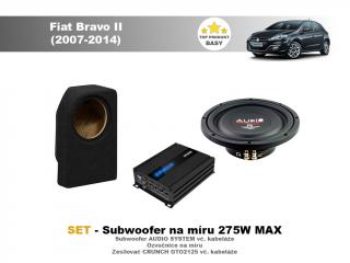 SET - subwoofer na míru do Fiat Bravo II (2007-2014) - Audio System