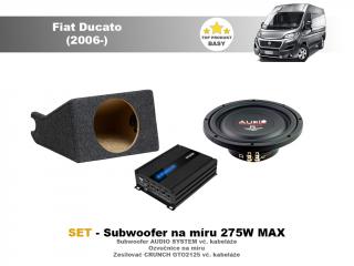 SET - subwoofer na míru do Fiat Ducato (2006-) - Audio System