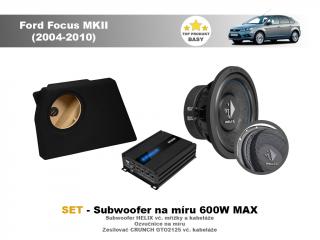 SET - subwoofer na míru do Ford Focus MKII (2004-2010) - Helix