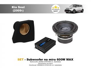 SET - subwoofer na míru do Kia Soul (2009-)- Audio System