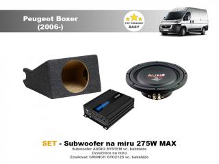 SET - subwoofer na míru do Peugeot Boxer (2006-)- Audio System