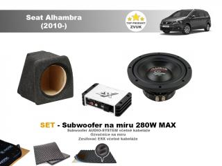 SET - subwoofer na míru do Seat Alhambra (2010-) - Audio System