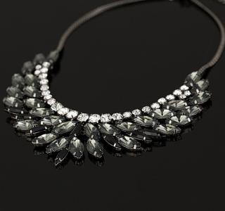 Dámský luxusní náhrdelník BLACK DIAMOND