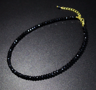 Dámský módní korálkový choker náhrdelník Druh barvy: Černá