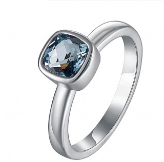 Dámský prsten BLUE DREAM - rhodiovaný Velikost prstenu: 54,3mm
