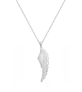 Nerezový náhrdelník Andělské křídlo