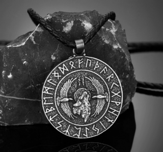 Vikingský pánský náhrdelník VLK / HAVRANI Typ: Typ 3