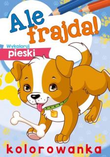 Ale frajda!  Wykoloruj pieski