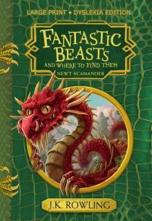 Fantastic Beasts and Where to Find Them  Hogwarts Library Book