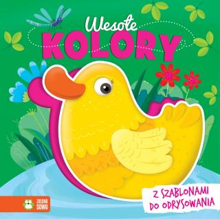 Wesołe kolory  Książki z szablonami