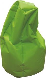 Sedací vak hruška neonově zelená Pepe, 85x65cm
