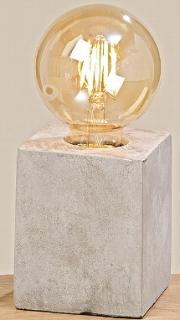 Stolní betonová lampa