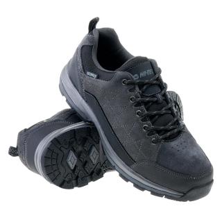 HI-TEC Batian Low WP - pánské trekové boty/nízká treková obuv - kůže EU 44/UK 10