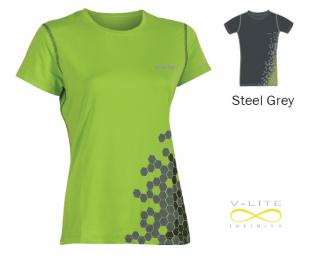 HI-TEC Dedarela Wo´s - funkční dámské tričko-krátký rukáv (XS, zelené) SLEVA 60%