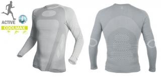HI-TEC Herman - termo triko s dlouhým rukávem XXL, šedé (SLEVA -45%)