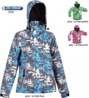 HI-TEC Holly II Wo´s - dámská lyžařská zimní bunda s kapucí (XS, pink) -75%