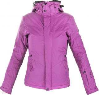 HI-TEC Lady Lille - dámská zimní bunda s kapucí S, fialová (SLEVA -54%)