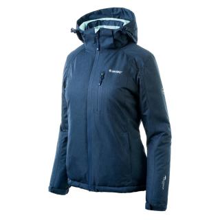 HI-TEC Lady Orebro - dámská zimní lyžařská bunda s kapucí (XL, modrá) AKCE 50%