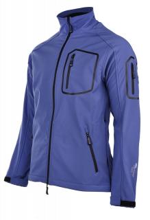 HI-TEC Olympus - pánská softshellová bunda 3XL (XXXL modrá) SLEVA -50%