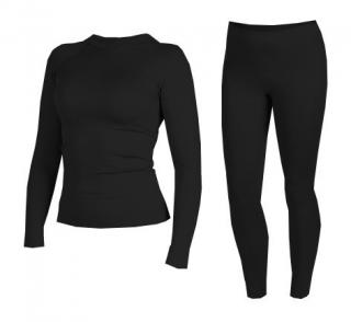HI-TEC Seawomen Set - dámské termoprádlo (komplet triko+kalhoty) XL, černý -50%