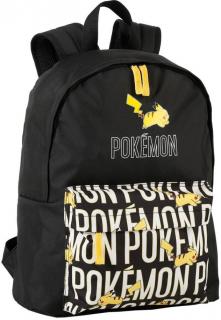 Batoh Pokémon: Pikachu Run (objem 18 litrů|31 x 41 x 14 cm) černá tkanina