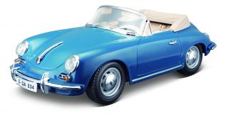 Bburago 1:18 Porsche 356B Cabriolet 1961 Blue
