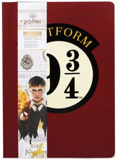 Blok A5 Harry Potter: Nástupiště 9 3/4 (15 x 21 cm)