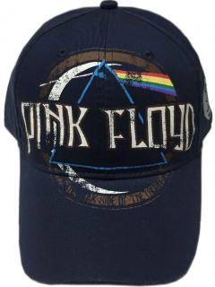 Čepice kšiltovka Pink Floyd: Dark Side Of The Moon (nastavitelná) navy bavlna