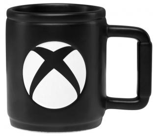 Černý keramický hrnek XBox: Logo (objem 330 ml)
