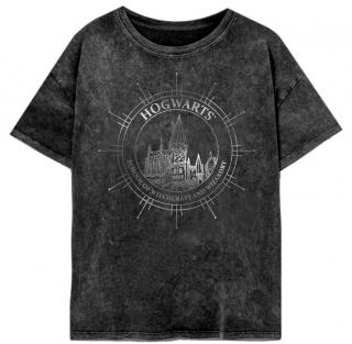 Dámské tričko Harry Potter: Bradavické souhvězdí  černá bavlna Velikost oblečení: M