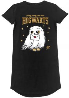 Dámské tričko Harry Potter: Hogwarts Letter  černá bavlna Velikost oblečení: L