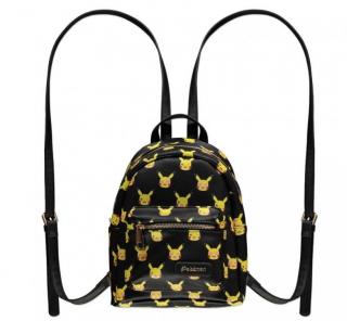 Dámský batoh Pokémon: Pikachu (21 x 27 x 12 cm|objem 6,8 litrů) černý polyuretan