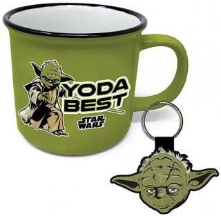 Dárkový set Star Wars|Hvězdné války: Yoda Best hrnek-přívěsek (objem hrnku 315 ml)