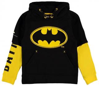 Dětská mikina DC Comics: Batman Logo  černý polyester Velikost oblečení: 110-116 cm