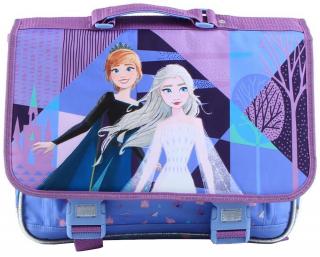Dětská školní aktovka Disney|Frozen|Ledové království: Anna & Elsa (objem 18 litrů|41 x 30 x 15 cm) fialový polyester