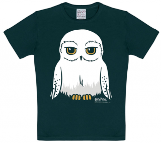 Dětské tričko Harry Potter: Hedwig  černá bavlna Velikost oblečení: 104-116 cm