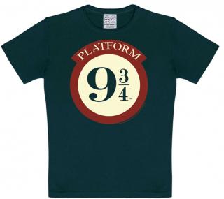 Dětské tričko Harry Potter: Nástupiště 9 3/4 - Platform 9 3/4  černá bavlna Velikost oblečení: výška 122-134 cm