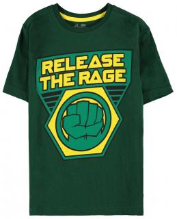 Dětské tričko Marvel|Hulk: Release The Rage  zelená bavlna Velikost oblečení: 122-128 cm