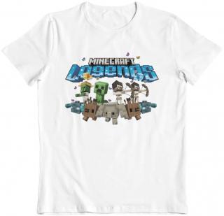 Dětské tričko Minecraft: Legends Allies  bílá bavlna Velikost oblečení: 10-11 let