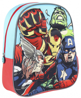 Dětský 3D batoh Marvel: Avengers (objem 8 litrů|26 x 31 x 10 cm)