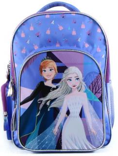 Dětský batoh Disney|Frozen|Ledové království: Anna & Elsa (objem 21 litrů|32 x 41 x 16 cm) fialový polyester