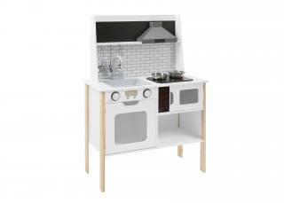 Dřevěná kuchyňka s efekty 70x29,5x96 cm