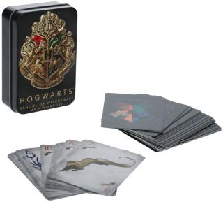 Hrací karty v plechové krabičce Harry Potter: Bradavice