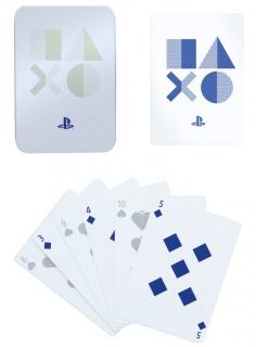 Hrací karty v plechové krabičce Playstation: Symboly ()